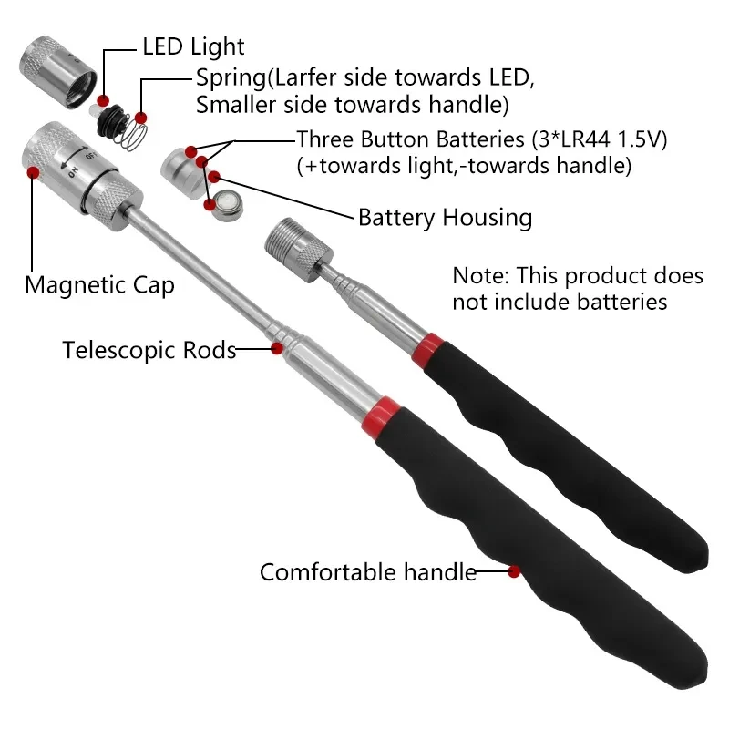 Telescopic Magnetic Pen Extend - Fishing Rod Travel ulasan dan harga