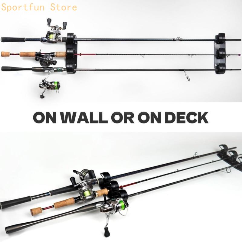 Wall Mounted Fishing Rod Holde - Fishing Rod Rack ulasan dan harga